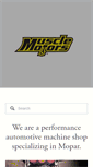Mobile Screenshot of musclemotorsracing.com